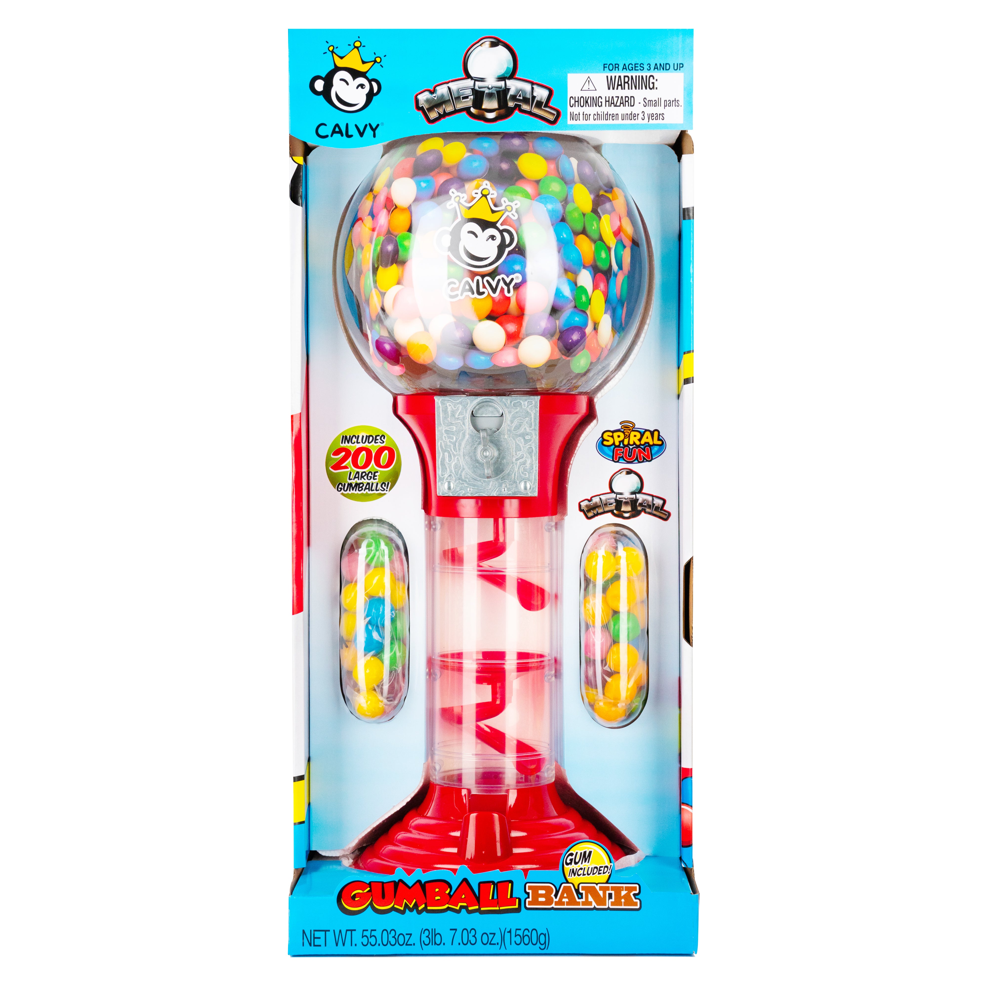 24 Inch Metal Gumball Machine